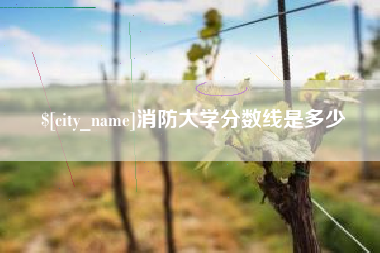 青州消防大学分数线是多少