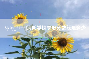 青州消防学校录取分数线是多少
