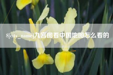 青州九宫图看中国地图怎么看的
