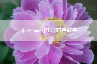 青州九宫对应数字