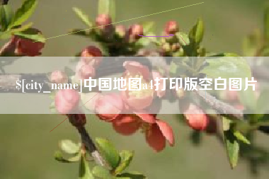 青州中国地图a4打印版空白图片