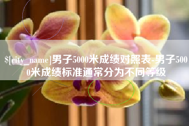 青州男子5000米成绩对照表-男子5000米成绩标准通常分为不同等级