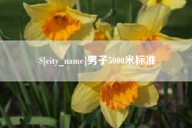 青州男子5000米标准