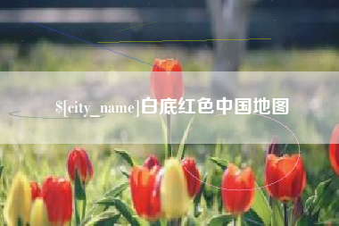 青州白底红色中国地图