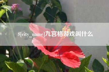青州九宫格游戏叫什么