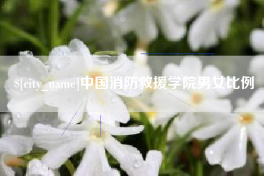 青州中国消防救援学院男女比例
