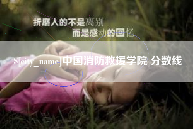 青州中国消防救援学院 分数线