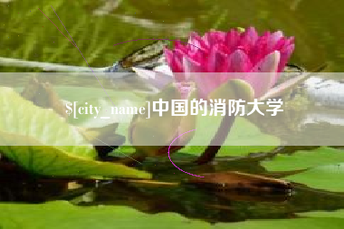 青州中国的消防大学