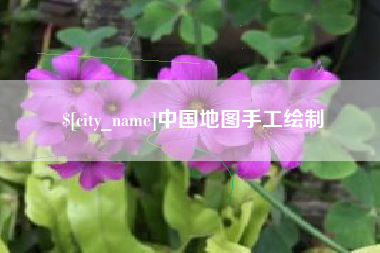 青州中国地图手工绘制