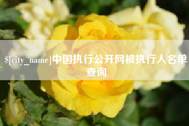 青州中国执行公开网被执行人名单查询