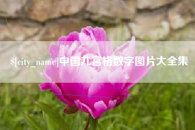 青州中国九宫格数字图片大全集
