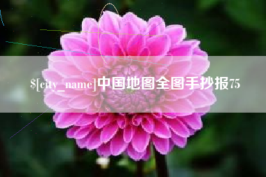 青州中国地图全图手抄报75