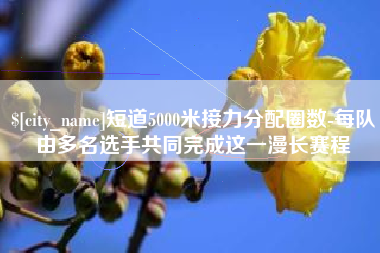 青州短道5000米接力分配圈数-每队由多名选手共同完成这一漫长赛程
