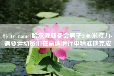 青州哈尔滨亚冬会男子5000米接力-需要运动员们在高速滑行中精准地完成