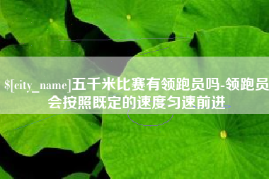 青州五千米比赛有领跑员吗-领跑员会按照既定的速度匀速前进