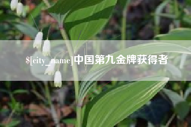 青州中国第九金牌获得者