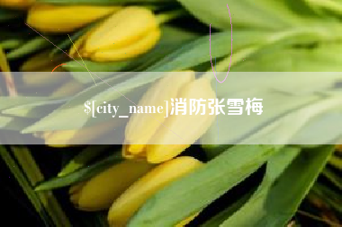 青州消防张雪梅