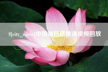 青州中国消防直播课视频回放