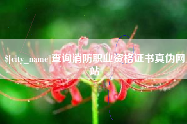 青州查询消防职业资格证书真伪网站