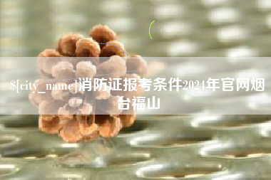 青州消防证报考条件2024年官网烟台福山